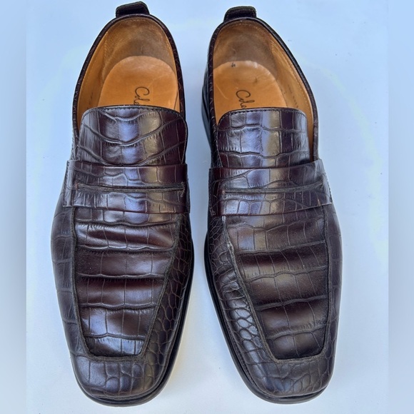 Cole Haan Mens Brown Leather Dress Shoes Slip On Loafers Sz 8.5 main image 4